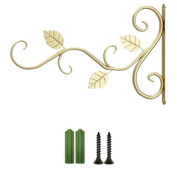 NSESSHome Indoor and Outdoor Wall Type Plant Pot Hanging Bracket Hanger Metal Hook