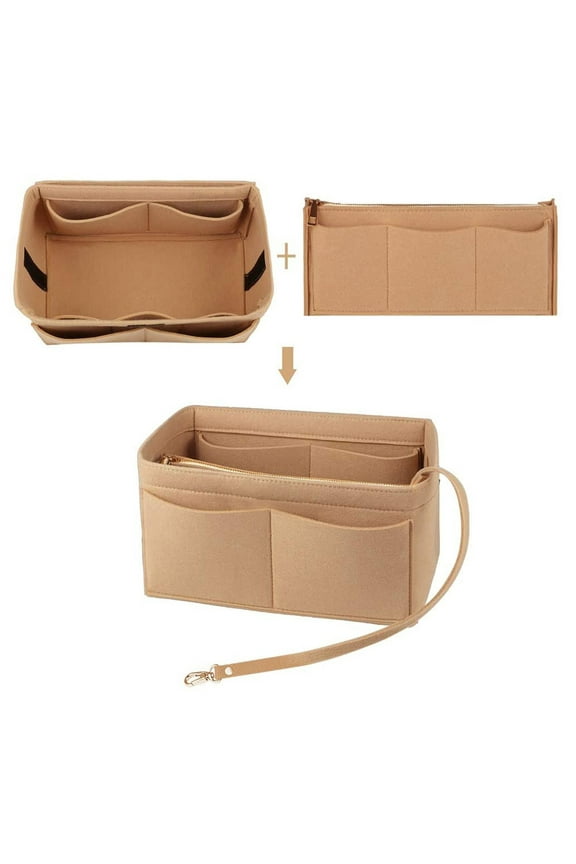 Insert Bags Handbag Tote Purse Organizer 10 Pockets Bag In Bag Travel Storage