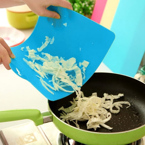 NSESSHome Kitchen Cutting Board, Plastic Cutting Boards with Easy Grip Handle for Kitchen Cooking, Non Slip Cutting Mat Pad for Meat, Fruit, Vegetables - 11.4 x 7.4 Inch