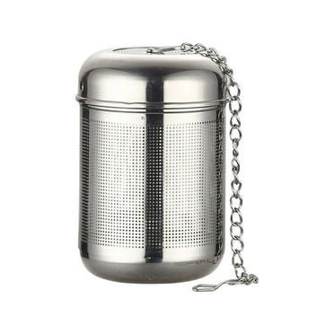 NSESSHome Clearance Large Tea Infuser with Chain for Loose Tea and Spice Infuser for Cooking, Extra Fine Mesh Tea Strainers, Stainless Steel Steeper for Tea
