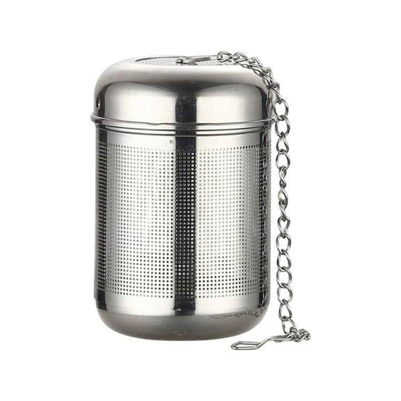 NSESSHome Large Tea Infuser with Chain for Loose Tea and Spice Infuser for Cooking, Extra Fine Mesh Tea Strainers, Stainless Steel Steeper for Tea
