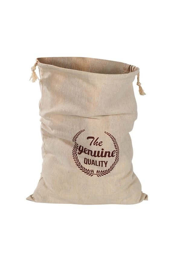 Linen Bread Bags, Extra Large Natural Unbleached Bread Bags, Reusable Drawstring Bag for Loaf, Homemade Artisan Bread Storage, Linen Bags for Food Storage