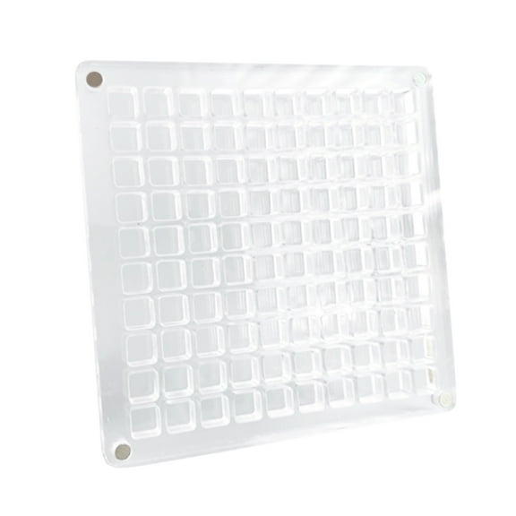 NSESSHome Magnetic Seashell Display Case Clear Acrylic Collection Box, Transparent Multi-Purpose Organizer for Shells, Jewelry and More