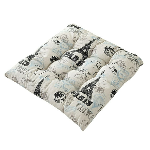 NSESSHome Pearl Cotton Chair Cushion with Ties Ultra Soft Warm Floor Cushion for Kids Reading Nook Comfortable Square Seat Cushion for Adult