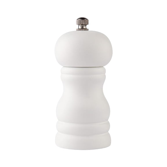 NSESSHome Pepper Grinder Salt Grinder Wooden Pepper Mill Grinder w/Adjustable Coarse, 4.7 inch Tall Wood Refillable Manual Pepper Grinder Mill Peppermill for Black Peppercorn, Easy Clean