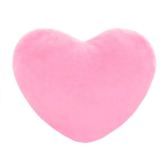NSESSHome Plush Heart Pillow Love Pillow Cushion Toy Throw Pillows for Kids' Friends Valentine's Day Fit for Living Heart Throw Decorative Pillows, Pink