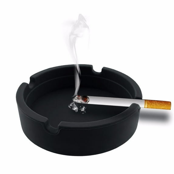 NSESSHome Round Ashtray Colorfull Premium Rubber
