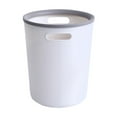 NSESSHome Clearance Round Trash Can Wastebasket Plastic Garbage