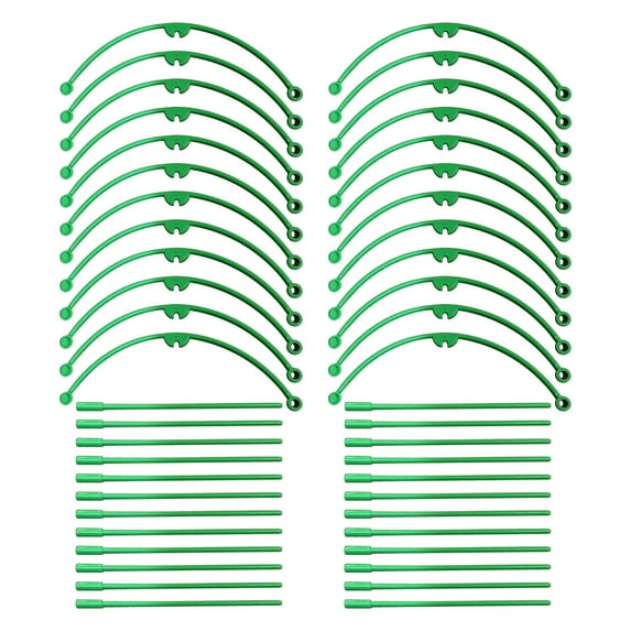 NSESSHome Set of 8 Adjustable Tomato Plant Support Cages Garden Cucumber Trellis, Stake with 24 Adjustable Support Rings for Vegetables,Flowers,Fruit,Rose Vine Climbing Plants