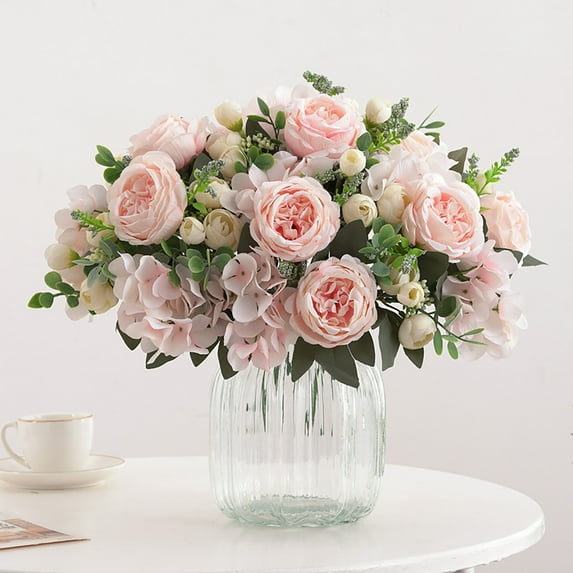 NSESSHome Simulated Flower Home Decoration Wedding Handheld Flower Road Guide Wall Artificial Flower