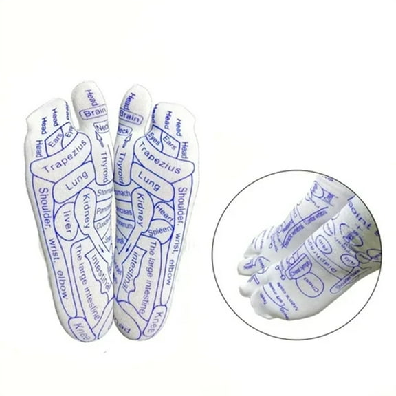 NSESSHome Socks with Trigger Point Massage Tool, Foot Pain Relief Remedy for Foot Massage, Women's Size, Include 1x Meridian Stick and 1x Triangular Sparrow