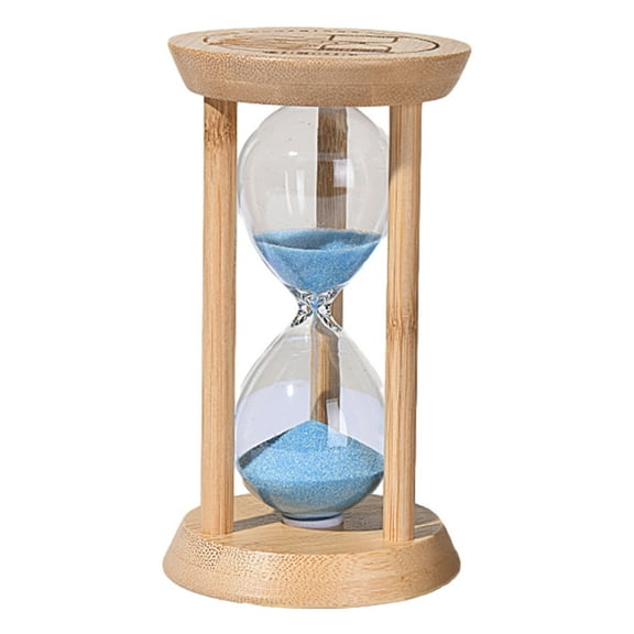 NSESSHome Wooden Hourglass Timer, Decorative Sand Clock for Tooth Brushing, Cooking, Desk Ornament, and Gift Idea