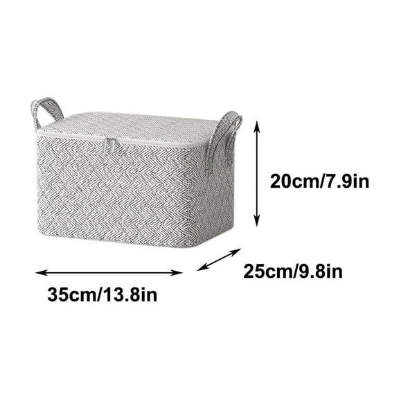 NSESSHome Closet Organizers and Storage Non-Woven Zipper Storage Bag, Storage Bins With Lids, Moving Quilt Storage Basket Travel Large-Capacity Clothing Storage Bag for Closet Storage