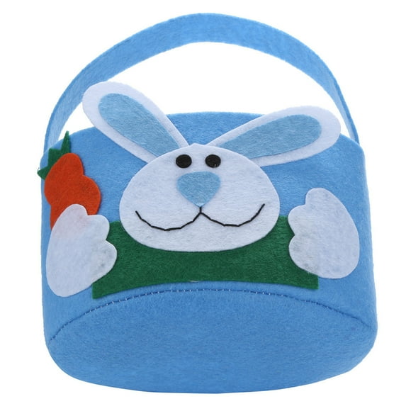 NSESSHome Easter Basket Rabbit Buckets Easter Tote Bags, Easter Egg Hunt Basket with Handle, Easter Bunny Baskets for Boys and Girls, Gnome Bunny Bags Gift Bag for Party