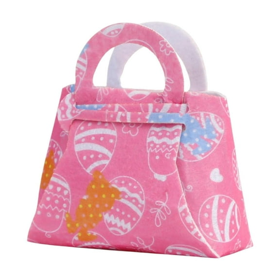 NSESSHome Easter Bunny Basket Easter Rabbit Bucket Easter Tote Bag, Egg Hunting Easter Bags, Unique Basket for Toys Gifts and Candies