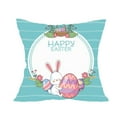 thumbnail image 1 of NSESSHome Easter Pillow Covers Easter Decorations for Spring Farmhouse Pillows Easter Decorative Throw Pillows Bunny Eggs Welcome Throw Cushion Case for Home Decor, 1 of 4