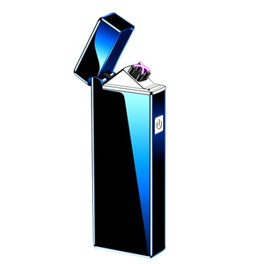 NSESSHome Electric Lighter USB Rechargeable flameless Windproof Plasma arc Lighter Luxury Fashion Cool Lighter with LED Indicator with Flashlight Lighter