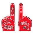 thumbnail image 1 of NSESSHome Giant Foam Finger We're Number 1 Foam Hand Cheerleading Foam Fingers for Sports Cheer School Spirit Craft Foam Hands Team Finger Foam Hand for Sports Events Games, 1 of 5