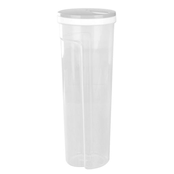 NSESSHome Grains Storage Container with Lids, Tall Clear Airtight Food Storage Jar Kitchen Pantry Storage Container for Noodles Flour Cereal Coffee Beans