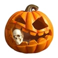 thumbnail image 1 of NSESSHome Halloween Pumpkin Ghost Party Props Resin Halloween Tabletop Decorations Party Favors, 1 of 9