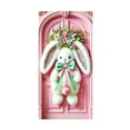 thumbnail image 1 of NSESSHome Happy Easter Door Cover Cute Easter Bunny Door Cover Happy Easter Party Supplies Easter Welcome Door Porch Sign Banner for Spring Easter Holiday Party Decorations (Door Cover), 1 of 6