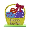 thumbnail image 1 of NSESSHome Happy Easter Wooden Ornaments Embellishments Easter Egg Bunny Chicken Basket Truck Hanging Ornaments Happy Easter Spring Wooden Slice for Easter Party Decorations, 1 of 1