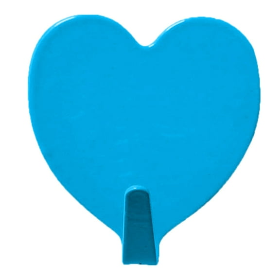 NSESSHome Heart Shaped Decorative Wall Hooks, Stainless Steel Strong Adhesive Wall Hook for Home Kitchen Bathroom Office, for Kitchen Utensils, Keys, Robe, Coat, Towel, Bags