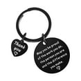 thumbnail image 1 of NSESSHome Inspirational Love Keychain, Stainless Steel Gift for Friends with Encouraging Quotes, 1 of 3