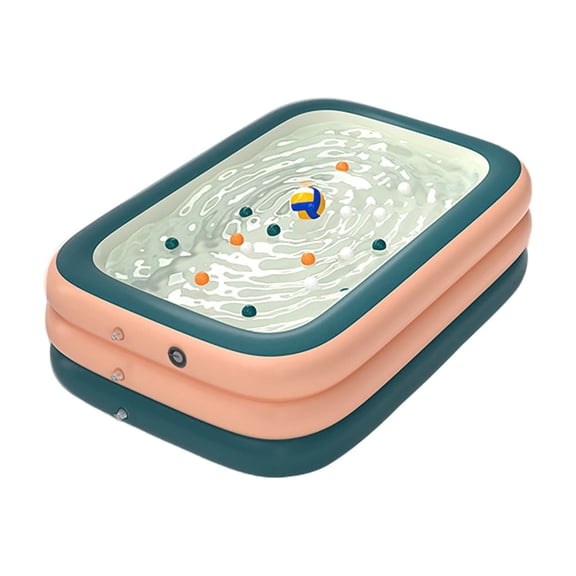 NSESSHome Kiddie Pool, Inflatable Pool, Cool Summer Swimming Pool for Kids and Family, Blow Up Pool for Backyard, Garden, Indoor, or Outdoor