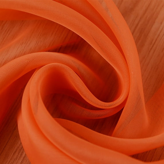 NSESSHome Modern Pure Color Voile Sheer Curtain Panel, Soft Light Filtering Window Drape for Home Decor, Washable and Elegant Scarf Valance for Living Room Bedroom