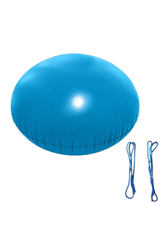 Pool Cushion for Winter Protection, Inflatable Pool Cover Cushion with 4 Eyelets and 2 Ropes, Ideal for Pool Overwintering, Tarpaulin Support, and Weather Protection