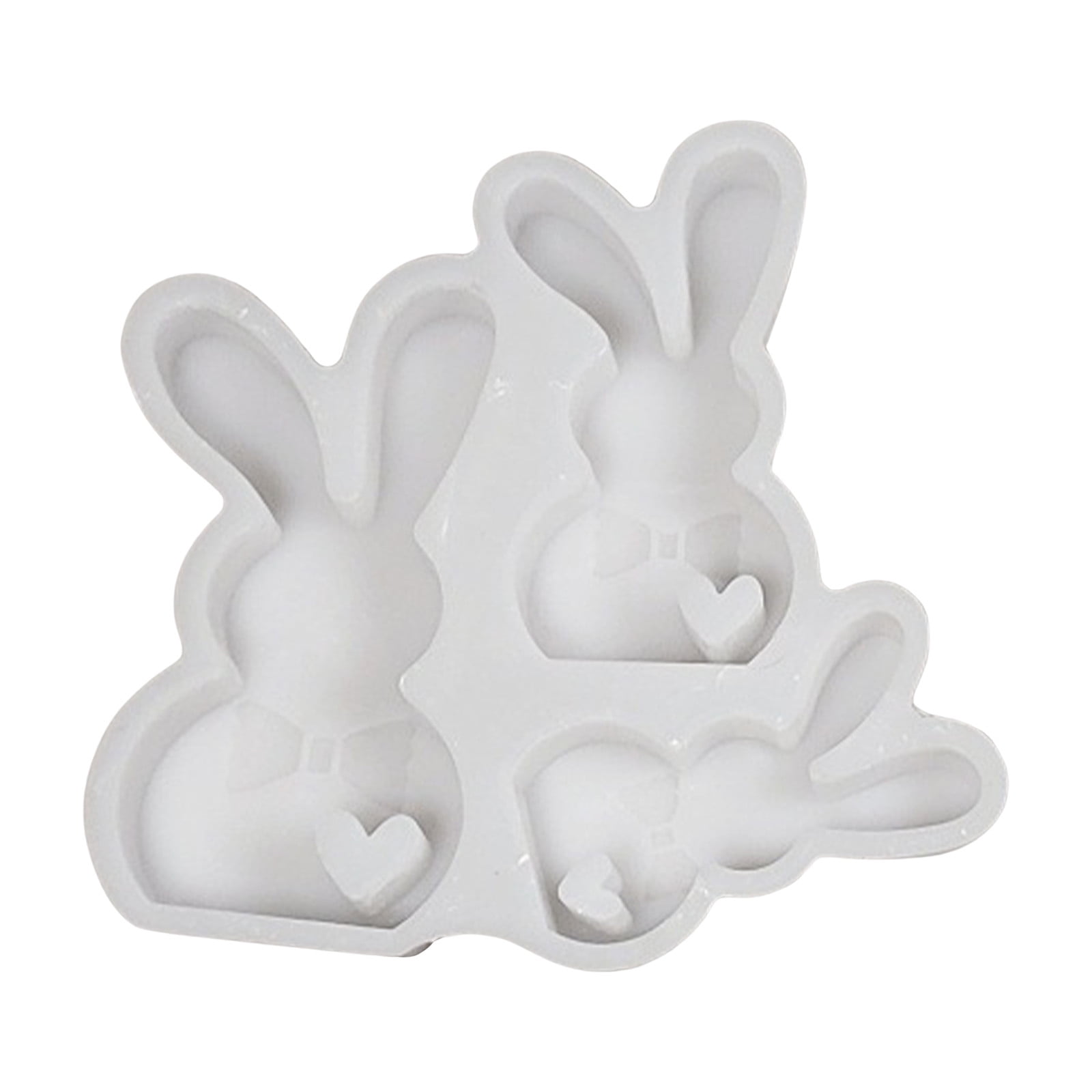 NSESSHome Rabbit Silicone Fondant Mold Easter Bunny Chocolate Candy ...