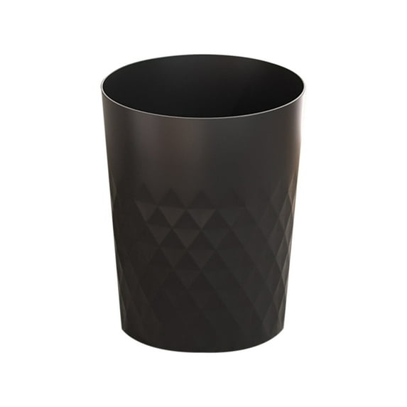 NSESSHome Slim Plastic Trash Can with Lidless Design, Space-Saving, Modern Trash Bin for Home, Office, Kitchen, Bathroom and Garage - 9.84×7.87in