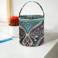 thumbnail image 1 of NSESSHome Small Yarn Bag Knitting Bags Yarn Storage Organizer Crochet Tote Mini Yarns Drum Case for Store Crochet Hooks Set, Knitting Needles, Yarn Ball, Knitting and Crochet Supplies, 1 of 5