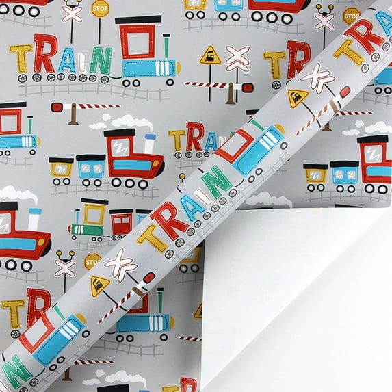 NSESSHome Space Wrapping Paper Birthday Wrapping Paper for Boys Girls,Gift Wrapping Paper Kids with Navy Birthday Paper for Present Wrapping Paper Sheets with Galaxy Spaceship Birthday Gift Wrap Set