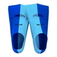 thumbnail image 1 of NSESSHome Swim Training Fins Comfortable Silicone Lap Swimming Short Blade Floating Flippers Swim Fins for Adult Men Women Build Leg Strength, 1 of 3