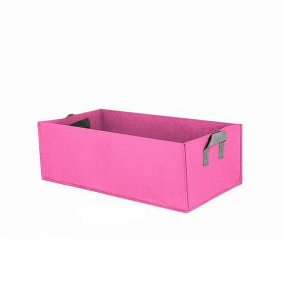NSESSHome Thickened Nonwoven Fabric Raised Garden Bed Square Flower Planter Containers for Carrot Onion,Flowers,Fruit/Growing Pots with Handles