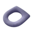 thumbnail image 1 of NSESSHome Thicker Bathroom Toilet Seat Cover Pads, Soft Warmer Toilet Seat Cushion Cover Washable Fiber Cloth, Easy Installation Comfortable Toilet Lid Seat Cover, 1 of 4