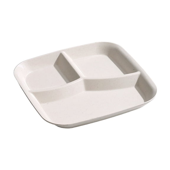 NSESSHome Unbreakable Divided Plates 10 Inch,Reusable Wheat Straw Kids PlatesMicrowave And Dishwasher Safe, Perfect For Kids And Adults