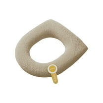 NSESSHome Universal Waterproof Home Toilet Seat,Cushion with Hanging Loop Bathroom Soft and Warm Washable Toilet seat Cover Pads