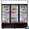 thumbnail image 1 of NSF 3-Door Commercial Glass Door Refrigerator Merchandiser, 49 Cu.Ft. LED Lighting, Fan Cooling, ETL & NSF Certified, 1 of 25