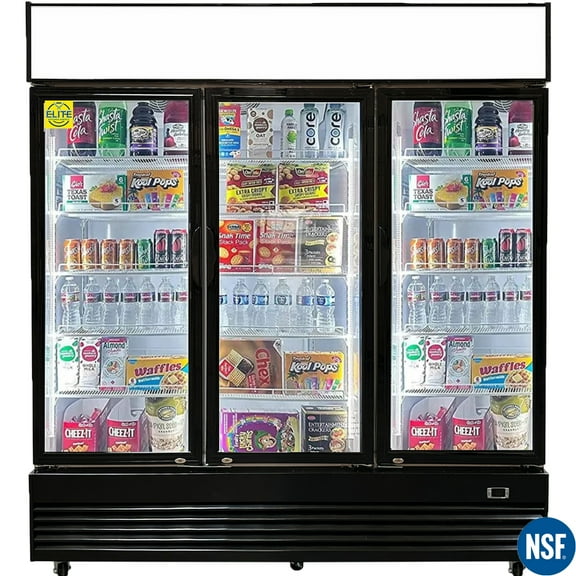 Elite Kitchen Supply Full Size NSF 74 Upright Freezer, 115V/60Hz Standard