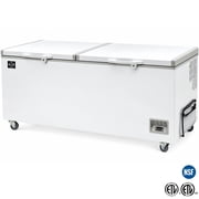 NSF 72 in. Commercial Chest Freezer 18 Cu.Ft Auto Defrost Solid Door Chest Freezer