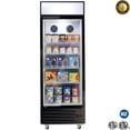 thumbnail image 1 of NSF Certified 1 Glass Door Commercial Display Freezer Merchandiser, 14 Cu.Ft., LED Lighting, Bottom-Mount Compressor, 1 of 6