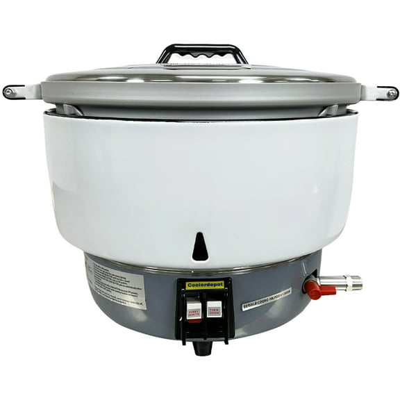 NSF Certified 10L Liquid Propane Gas Rice Cooker  Commercial Grade Large Capacity Rice Maker for Restaurants & Catering