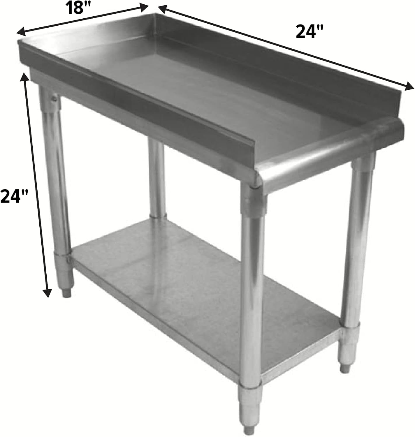 NSF Certified 18 Gauge Heavy Duty Stainless Steel Equipment Grill Stand