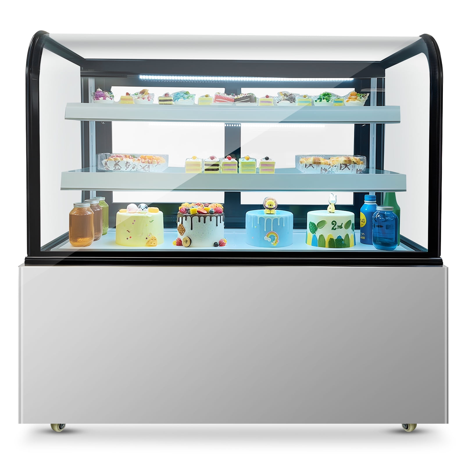 NSF Certified 48" Refrigerated Bakery Display Case – 14 Cu. Ft. Commercial Glass Showcase