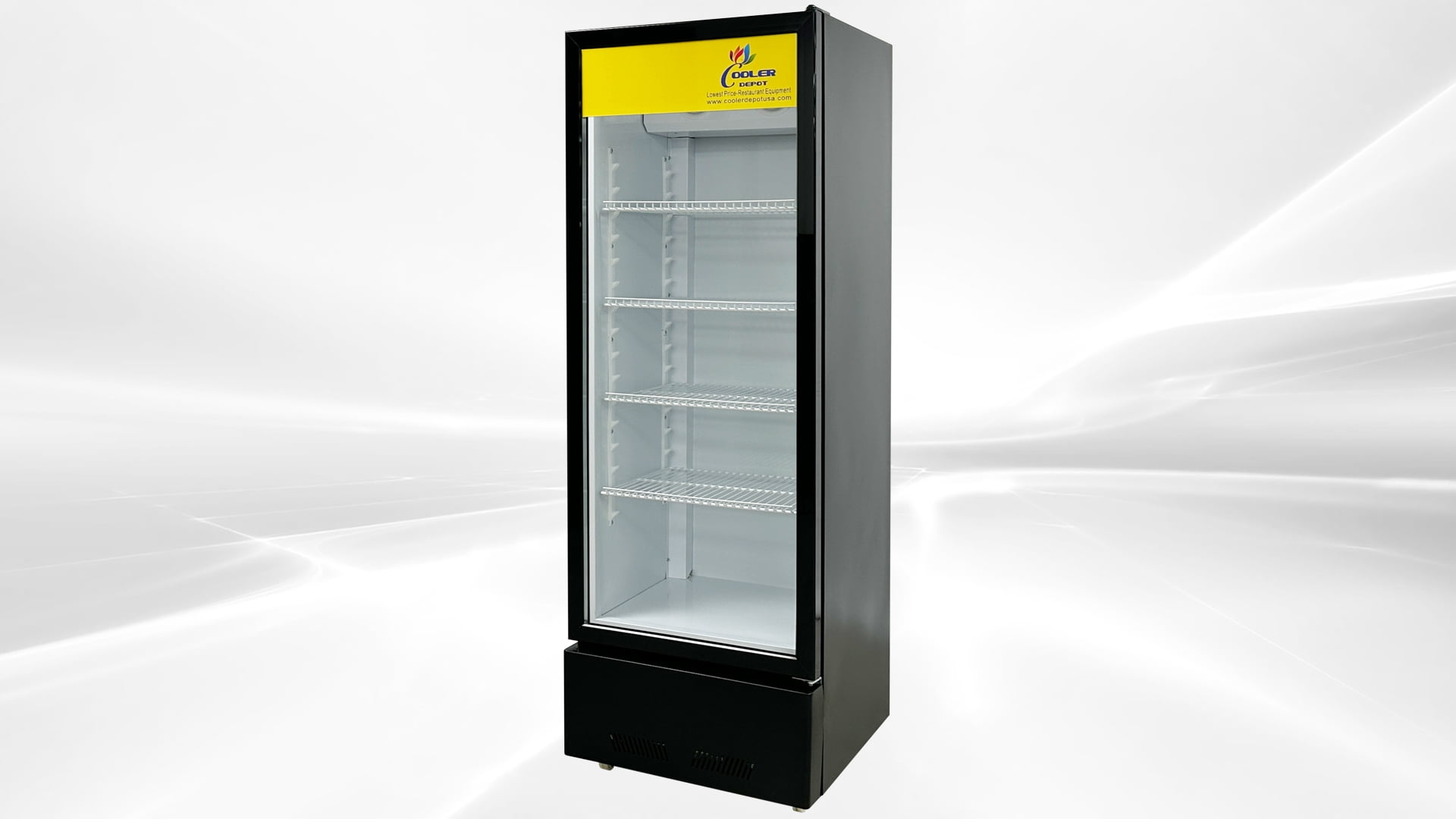 NSF Commercial 67 inches high glass door refrigerator LC-360A