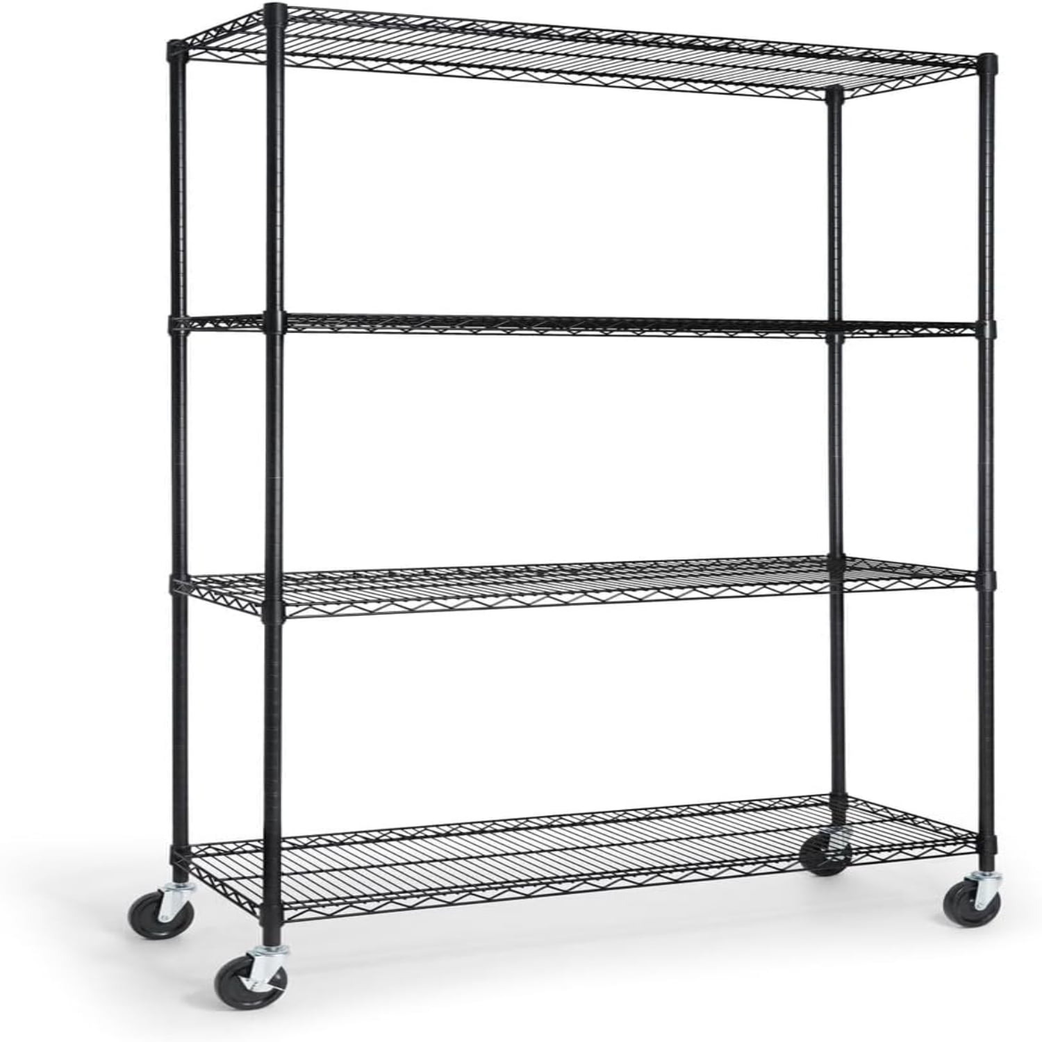 NSF Commercial Grade Heavy Duty Wire Shelving w/Wheels Leveling Feet & Liners Metal Garage