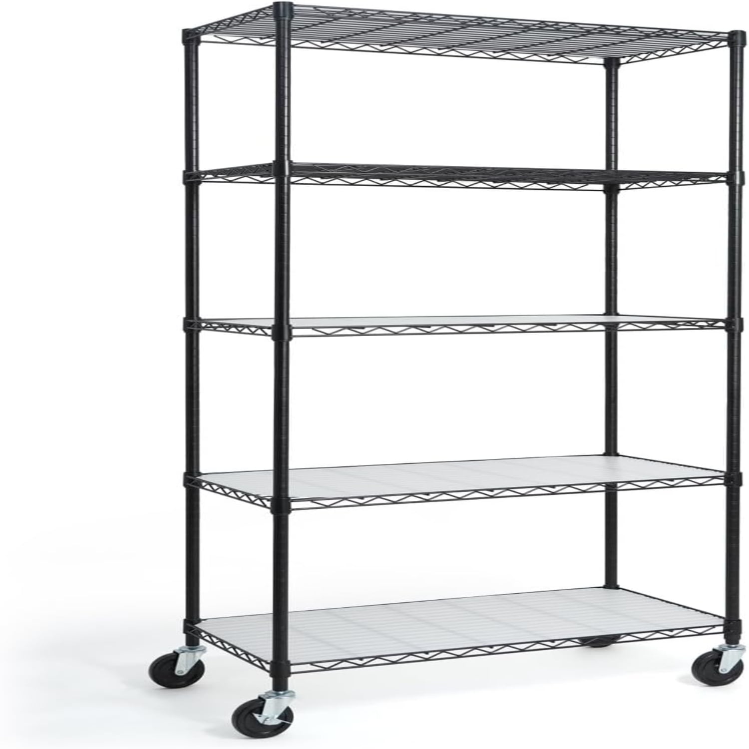 NSF Commercial Grade Heavy Duty Wire Shelving w/Wheels Leveling Feet